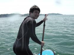5/8 AM sup（サップ、スタンドアップパドル）体験スクール付きレンタル 動画　鎌倉ハイサーフ