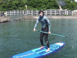 5/8 AM sup（サップ、スタンドアップパドル）体験スクール付きレンタル 動画　鎌倉ハイサーフ