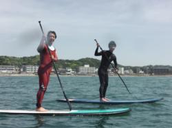 5/8 AM sup（サップ、スタンドアップパドル）体験スクール付きレンタル 動画　鎌倉ハイサーフ