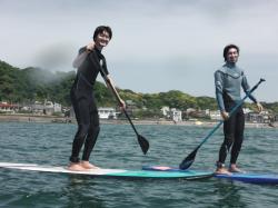 5/8 AM sup（サップ、スタンドアップパドル）体験スクール付きレンタル 動画　鎌倉ハイサーフ