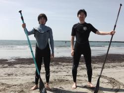 5/8 AM sup（サップ、スタンドアップパドル）体験スクール付きレンタル 動画　鎌倉ハイサーフ