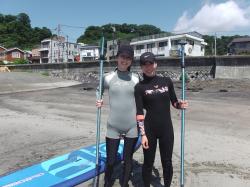 5/23AM sup（サップ、スタンドアップパドル）体験スクール付きレンタル 動画　鎌倉ハイサーフ