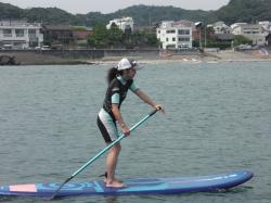 6/8 PM sup（サップ、スタンドアップパドル）体験スクール付きレンタル 動画　鎌倉ハイサーフ