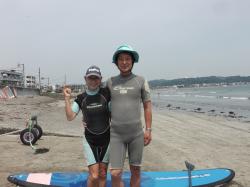 6/8 PM sup（サップ、スタンドアップパドル）体験スクール付きレンタル 動画　鎌倉ハイサーフ