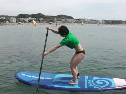 6/13 AM2 sup（サップ、スタンドアップパドル）体験スクール付きレンタル 動画　鎌倉ハイサーフ
