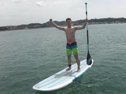 6/26 AM1 sup（サップ、スタンドアップパドル）体験スクール付きレンタル 動画　鎌倉ハイサーフ