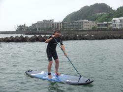 7/5 AM sup（サップ、スタンドアップパドル）体験スクール付きレンタル 動画　鎌倉ハイサーフ