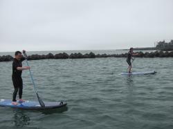 7/5 AM sup（サップ、スタンドアップパドル）体験スクール付きレンタル 動画　鎌倉ハイサーフ