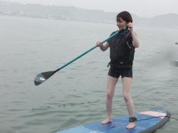 7/6 PM sup（サップ、スタンドアップパドル）体験スクール付きレンタル 動画　鎌倉ハイサーフ