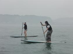 7/6 PM sup（サップ、スタンドアップパドル）体験スクール付きレンタル 動画　鎌倉ハイサーフ