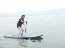 7/6 PM sup（サップ、スタンドアップパドル）体験スクール付きレンタル 動画　鎌倉ハイサーフ