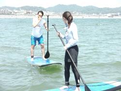 7/11 PM sup（サップ、スタンドアップパドル）体験スクール付きレンタル 動画　鎌倉ハイサーフ