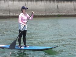 7/12 AM sup（サップ、スタンドアップパドル）体験スクール付きレンタル 動画　鎌倉ハイサーフ