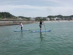 7/12 AM sup（サップ、スタンドアップパドル）体験スクール付きレンタル 動画　鎌倉ハイサーフ