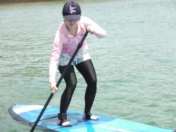 7/12 AM sup（サップ、スタンドアップパドル）体験スクール付きレンタル 動画　鎌倉ハイサーフ