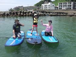 7/12 AM sup（サップ、スタンドアップパドル）体験スクール付きレンタル 動画　鎌倉ハイサーフ