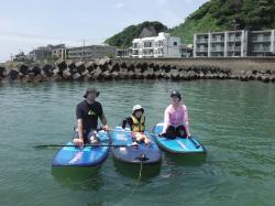 7/12 AM sup（サップ、スタンドアップパドル）体験スクール付きレンタル 動画　鎌倉ハイサーフ
