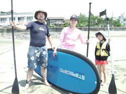 7/12 AM sup（サップ、スタンドアップパドル）体験スクール付きレンタル 動画　鎌倉ハイサーフ