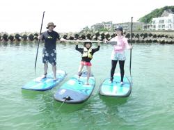 7/12 AM sup（サップ、スタンドアップパドル）体験スクール付きレンタル 動画　鎌倉ハイサーフ