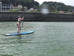 7/12 PM sup（サップ、スタンドアップパドル）体験スクール付きレンタル 動画　鎌倉ハイサーフ