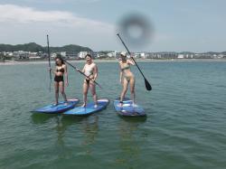 7/12 PM sup（サップ、スタンドアップパドル）体験スクール付きレンタル 動画　鎌倉ハイサーフ