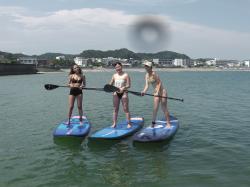 7/12 PM sup（サップ、スタンドアップパドル）体験スクール付きレンタル 動画　鎌倉ハイサーフ