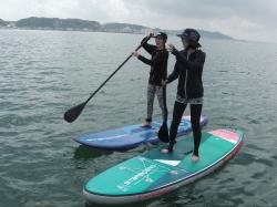 7/15 sup（サップ、スタンドアップパドル）体験スクール付きレンタル 動画　鎌倉ハイサーフ