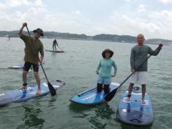 7/15 sup（サップ、スタンドアップパドル）体験スクール付きレンタル 動画　鎌倉ハイサーフ