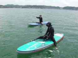 7/15 sup（サップ、スタンドアップパドル）体験スクール付きレンタル 動画　鎌倉ハイサーフ