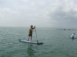 7/15 sup（サップ、スタンドアップパドル）体験スクール付きレンタル 動画　鎌倉ハイサーフ