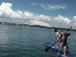 7/15 sup（サップ、スタンドアップパドル）体験スクール 動画　鎌倉ハイサーフ