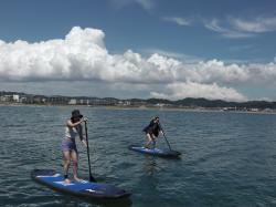 7/15 sup（サップ、スタンドアップパドル）体験スクール 動画　鎌倉ハイサーフ