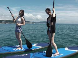 7/15 sup（サップ、スタンドアップパドル）体験スクール 動画　鎌倉ハイサーフ