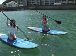7/16 sup（サップ、スタンドアップパドル）体験スクール付きレンタル 動画　鎌倉ハイサーフ