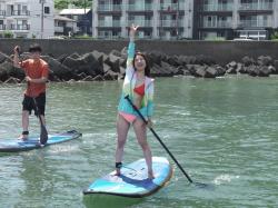 7/16 sup（サップ、スタンドアップパドル）体験スクール付きレンタル 動画　鎌倉ハイサーフ