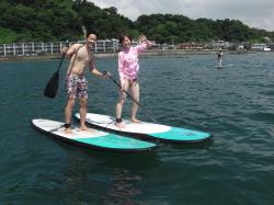 7/17 AM sup（サップ、スタンドアップパドル）体験スクール付きレンタル 動画　鎌倉ハイサーフ