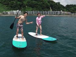 7/17 AM sup（サップ、スタンドアップパドル）体験スクール付きレンタル 動画　鎌倉ハイサーフ