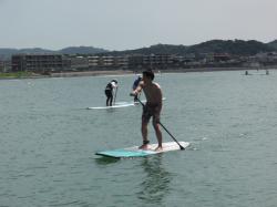 7/17 AM sup（サップ、スタンドアップパドル）体験スクール付きレンタル 動画　鎌倉ハイサーフ