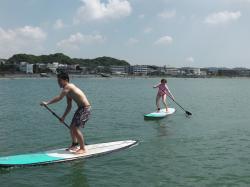 7/17 AM sup（サップ、スタンドアップパドル）体験スクール付きレンタル 動画　鎌倉ハイサーフ