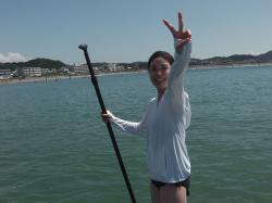 7/25AM1 sup（サップ、スタンドアップパドル）体験スクール付きレンタル 動画　鎌倉ハイサーフ