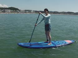 7/25AM1 sup（サップ、スタンドアップパドル）体験スクール付きレンタル 動画　鎌倉ハイサーフ