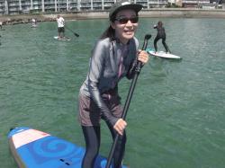 7/25AM1 sup（サップ、スタンドアップパドル）体験スクール付きレンタル 動画　鎌倉ハイサーフ