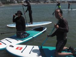 7/25AM1 sup（サップ、スタンドアップパドル）体験スクール付きレンタル 動画　鎌倉ハイサーフ