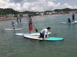 7/25 AM3 sup（サップ、スタンドアップパドル）体験スクール付きレンタル 動画　鎌倉ハイサーフ