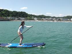 7/25 PM sup（サップ、スタンドアップパドル）体験スクール付きレンタル 動画　鎌倉ハイサーフ