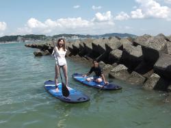 7/25 PM sup（サップ、スタンドアップパドル）体験スクール付きレンタル 動画　鎌倉ハイサーフ