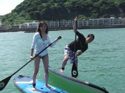 7/25 PM sup（サップ、スタンドアップパドル）体験スクール付きレンタル 動画　鎌倉ハイサーフ