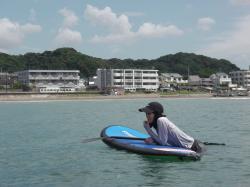 8/2 AM sup（サップ、スタンドアップパドル）体験スクール付きレンタル 動画　鎌倉ハイサーフ