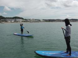 8/2 AM sup（サップ、スタンドアップパドル）体験スクール付きレンタル 動画　鎌倉ハイサーフ
