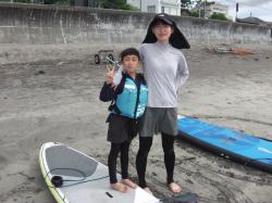 8/2 AM sup（サップ、スタンドアップパドル）体験スクール付きレンタル 動画　鎌倉ハイサーフ